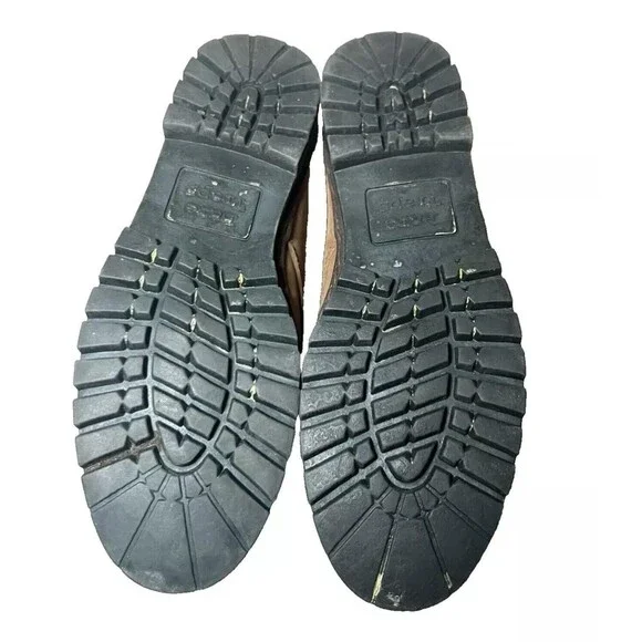 BareTraps Womens Size 6 Brown Suede Leather Ankle Hiking Boots Work Bear Paw - Picture 12 of 16